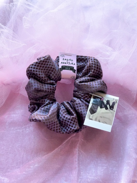 Scrunchie 100% jedwab z upcyclingu