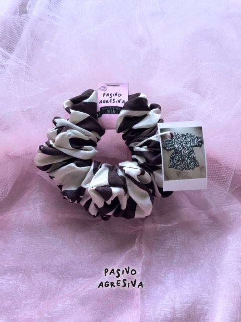 ZEBERKA Scrunchie 100% jedwab z upcyclingu