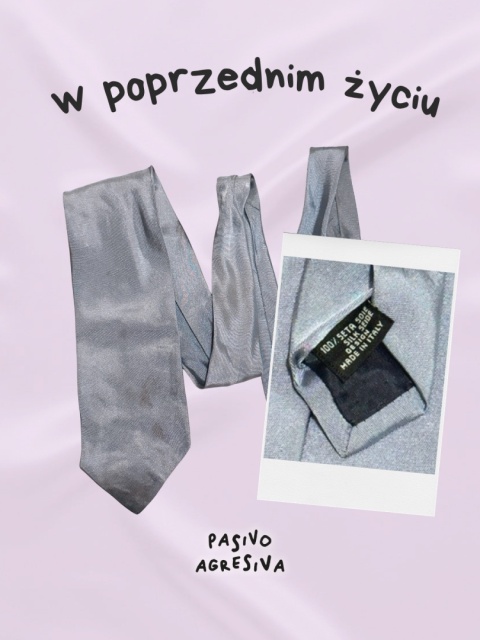 JESIENNE NIEBO Scrunchie 100% jedwab z upcyclingu